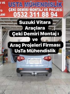 suzuki vıtara çeki demiri, demiri montajı, çeki demiri projesi. çeki demiri ankara usta mühendislik ankara da 05323118894