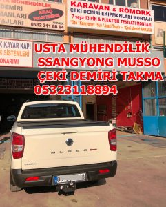 SSANYONG /GRAND /MUSSO /ÇEKİ DEMİRİ TAKMA MONTESİ VE ARAÇ PROJE ANKARA USTA MÜHENDİSLİK 05323118894