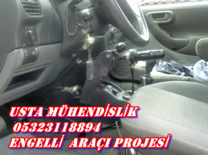 ENGELLİ TERTİBATI APARATI EKİPMANLARI SÖKÜMÜ ARAÇ PROJESİ ANKARA USTA MÜHENDİSLİK 05323118894