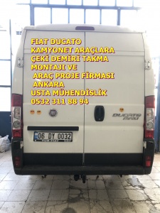 ducato Çeki DemiriTakma montajı ve araç proje firması ankara usta mühendislik 05323118894