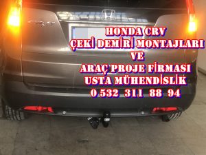 honda crv araçlara Çeki demiri montajı ve araç projesi ankara usta mühendislik