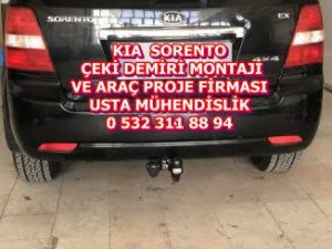 KIA SORENTO ARAÇLARA ÇEKİ DEMİRİ TAKMA BAGLAMA MONTAJI VE ARAÇ PROJESİ ANKARA USTA MÜHENDİSLİK 05323118894