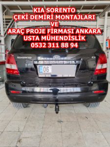 KIA SORENTO ÇEKİ DEMİRİ TAKMA MONTAJI VE ARAÇ PROJE FİRMASI 0532311884