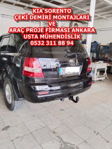 KIA SORENTO ÇEKİ DEMİRİ TAKMA MONTAJI VE ARAÇ PROJE FİRMASI 0532311884