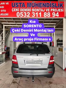 KIA SORENTO ÇEKİ DEMİRİ TAKMA MONTAJI VE ARAÇ PROJE FİRMASI 0532311884