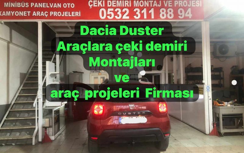DACIA DUSTER Çeki Demiri kancası takma montajı ve araç proje usta mühendislik ANKARA DA Usta mühendislik 05323118894