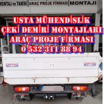 FORD transit Kamyonet Çeki Demiri Takma Montajı ve Araç Proje firması usta mühendislik Ankara da 05323118894