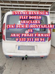 fıat doblo kamyonet çeki demiri ankara da montaj ve fiyatı maliyeti ankara araç projesi usta mühendislik ankara da 05323118894