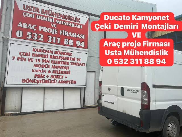 ducato Çeki DemiriTakma montajı ve araç proje firması ankara usta mühendislik 05323118894