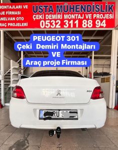 PEUGEOT 301 çeki demiri montajı ve araç proje ankara USTA MÜHENDİSLİK ANKARA DA 05323118894