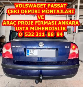 volswagen Passat Çeki Demiri Takma Montajı ve Araç Proje firması usta mühendislik Ankara da 05323118894