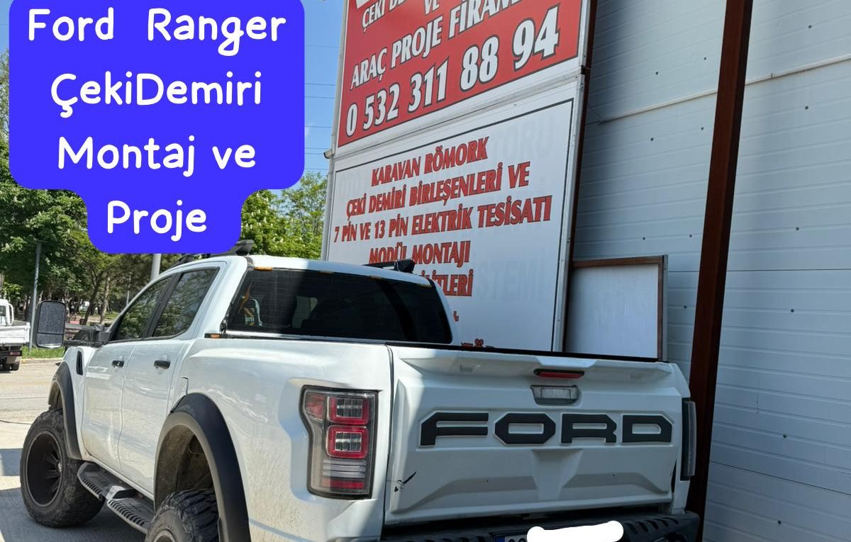 Ford ranger kamyonet Çeki demiri takma montajı VE araç proje firması ANKARA USTA MÜHENDİSLİK 05323118894