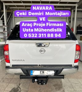 NISSAN Navara Araçlara çeki demiri takma montajı ve araç proje firması Ankara,USTA MÜHENDİSLİK 05323118894