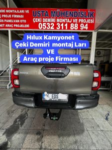 TOYOTA HILUX Pıck-Up Kamyonet araçlara Çeki demiri montajı ve araç proje Ankara05323118894