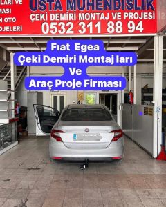 Egea FIAT EGEA Çeki demiri takma baglama montajı ve araç proje firması ankara usta mühendislik ankara da 05323118894