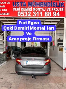 Egea FIAT EGEA Çeki demiri takma baglama montajı ve araç proje firması ankara usta mühendislik ankara da 05323118894